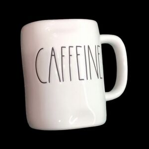 RAE DUNN Large Letter CAFFEINE Coffee/Tea Mug